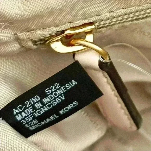 Michael Kors Purse Manhattan Satchel Crossbody bag new - Picture 7 of 11